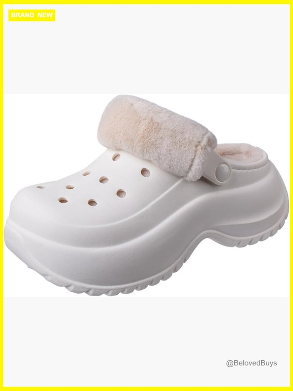 Warm Fuzzy Lined Clogs – Breathable Walking Garden Shoes
